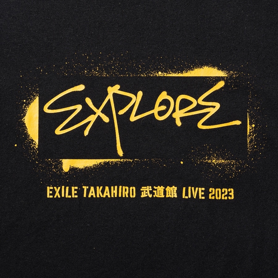 EXILE TRIBE STATION ONLINE STORE｜EXPLORE Tシャツ/BLACK