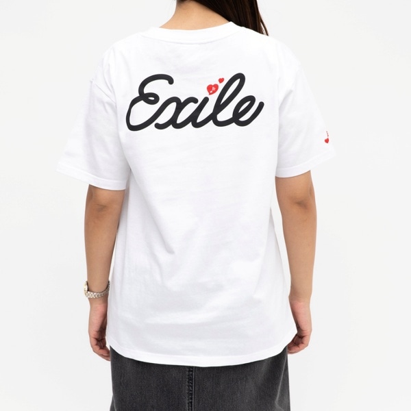 WHAT IS EXILE ロゴTシャツ/WHITE 詳細画像