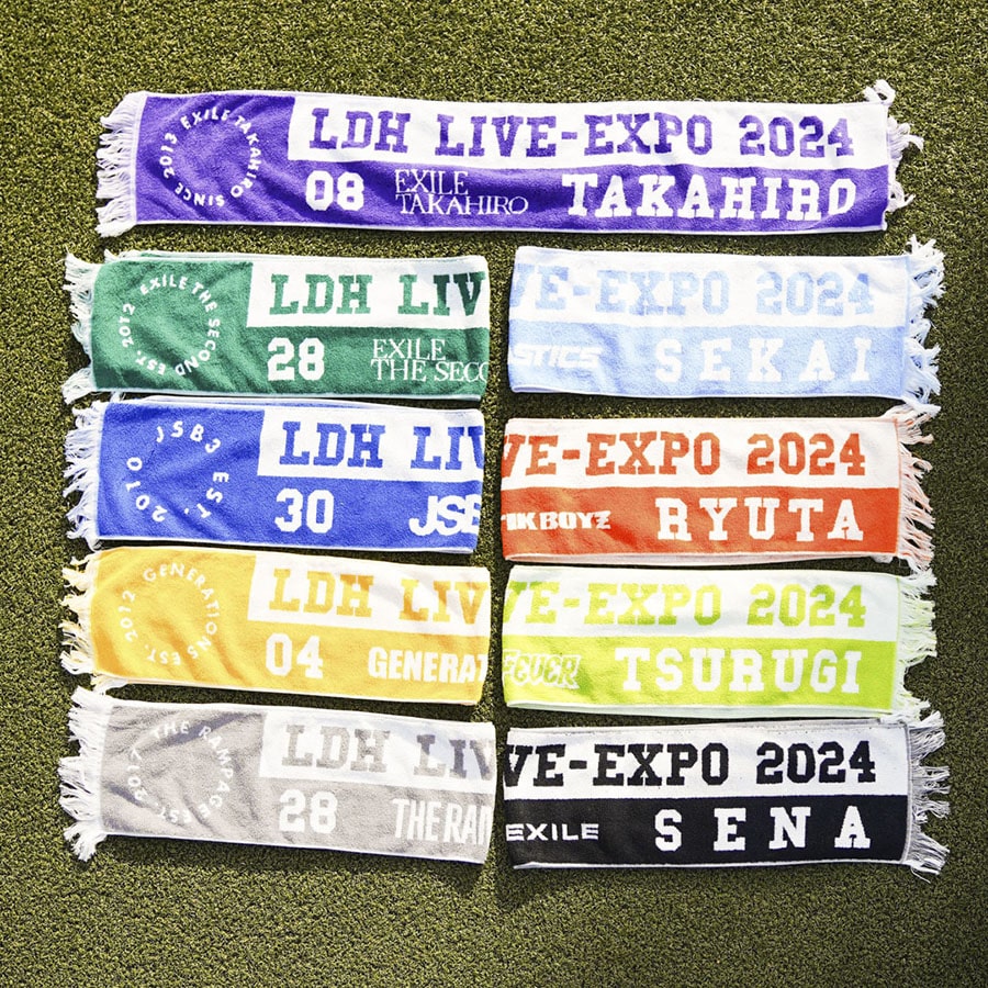 LDH LIVE-EXPO 2024 マフラータオル/EXILE TAKAHIRO 詳細画像 EXILE TAKAHIRO 1