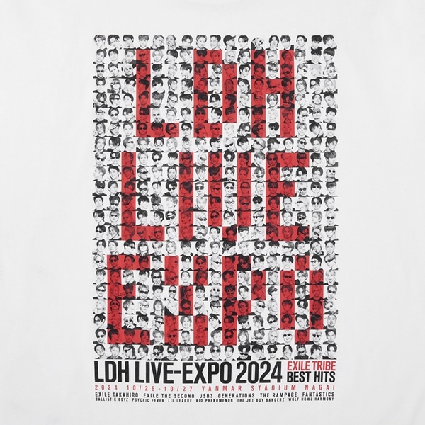 LDH LIVE-EXPO 2024 ロゴTシャツ 詳細画像