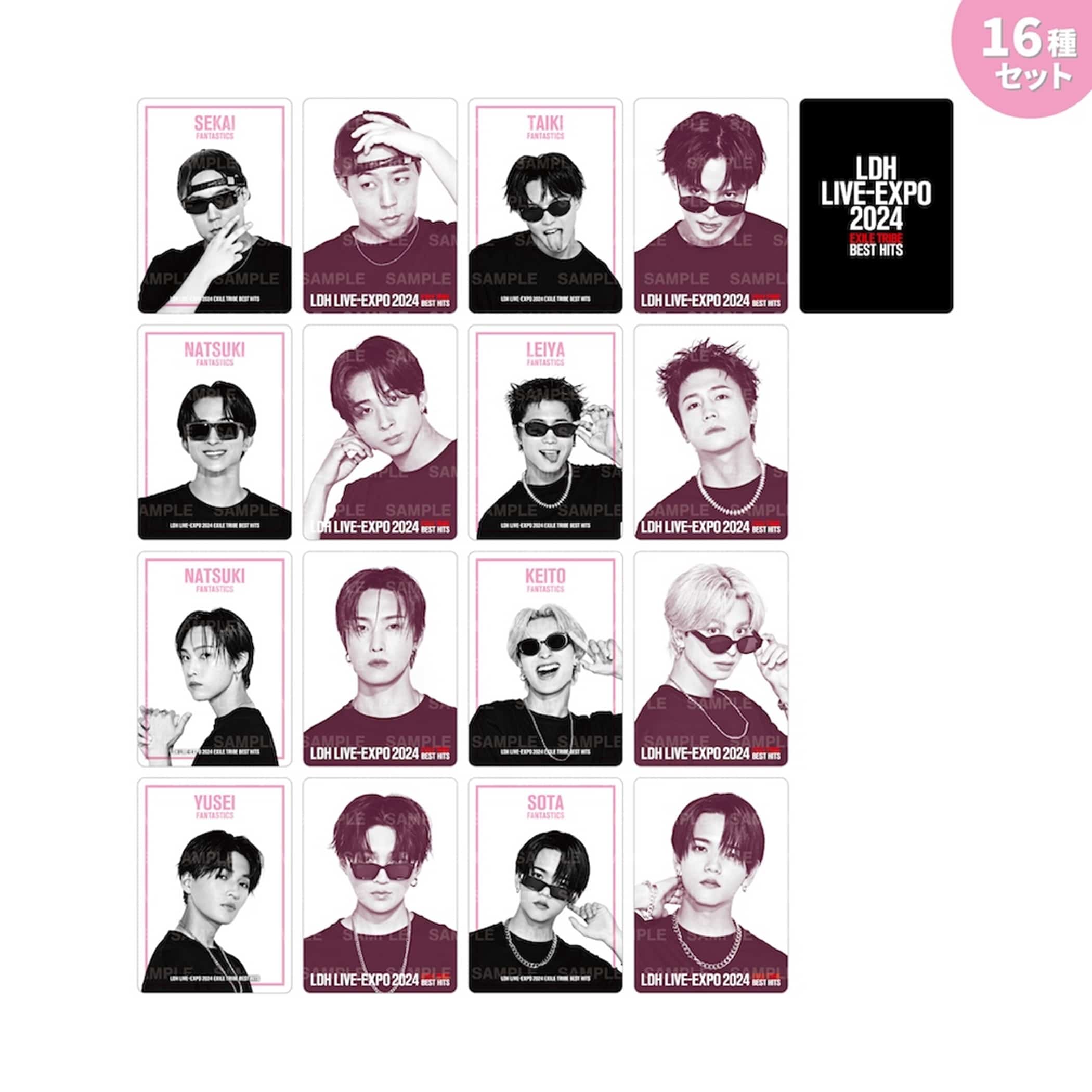 EXILE TRIBE STATION ONLINE STORE｜LDH LIVE-EXPO 2024 フォトカード16種セット/FANTASTICS