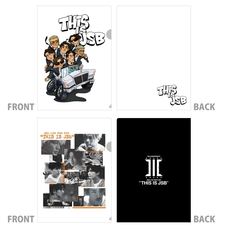 Exile Tribe Station Online Store This Is Jsb クリアファイル2枚セット