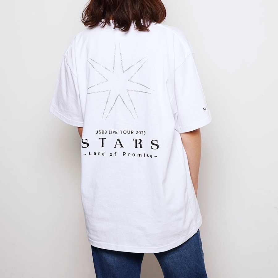 EXILE TRIBE STATION ONLINE STORE｜STARS ツアーTシャツ/WHITE