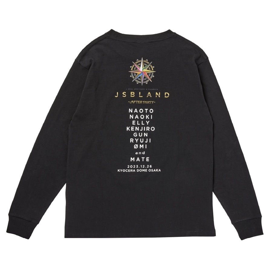 JSB LAND AFTER PARTY ロングスリーブTシャツ BLACK L-