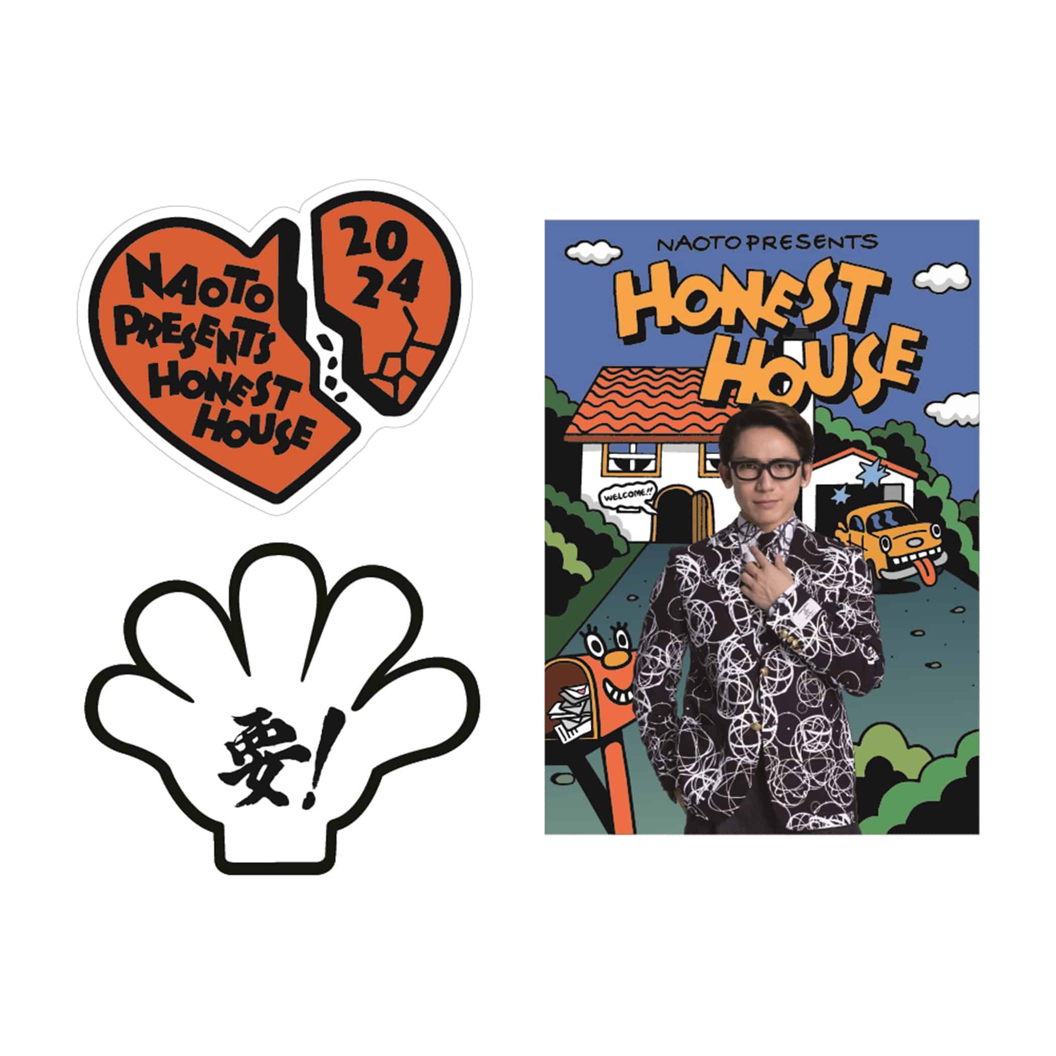 EXILE TRIBE STATION ONLINE STORE｜HONEST HOUSE 2024 ステッカーセット