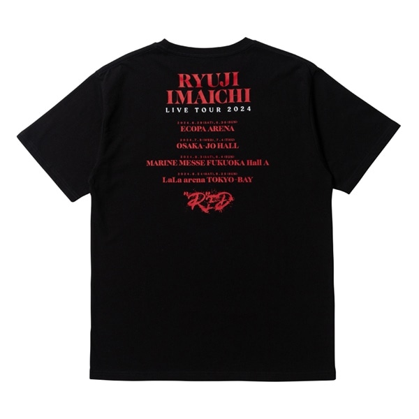 "R"ED ツアーTシャツ/BLACK 詳細画像