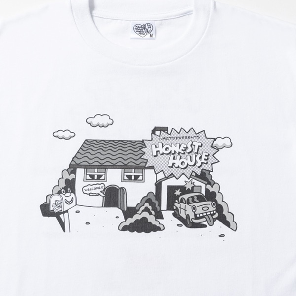 HONEST HOUSE 2024 ロゴTシャツ/WHITE 詳細画像