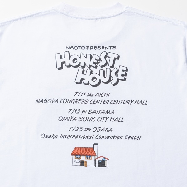 HONEST HOUSE 2024 ロゴTシャツ/WHITE 詳細画像