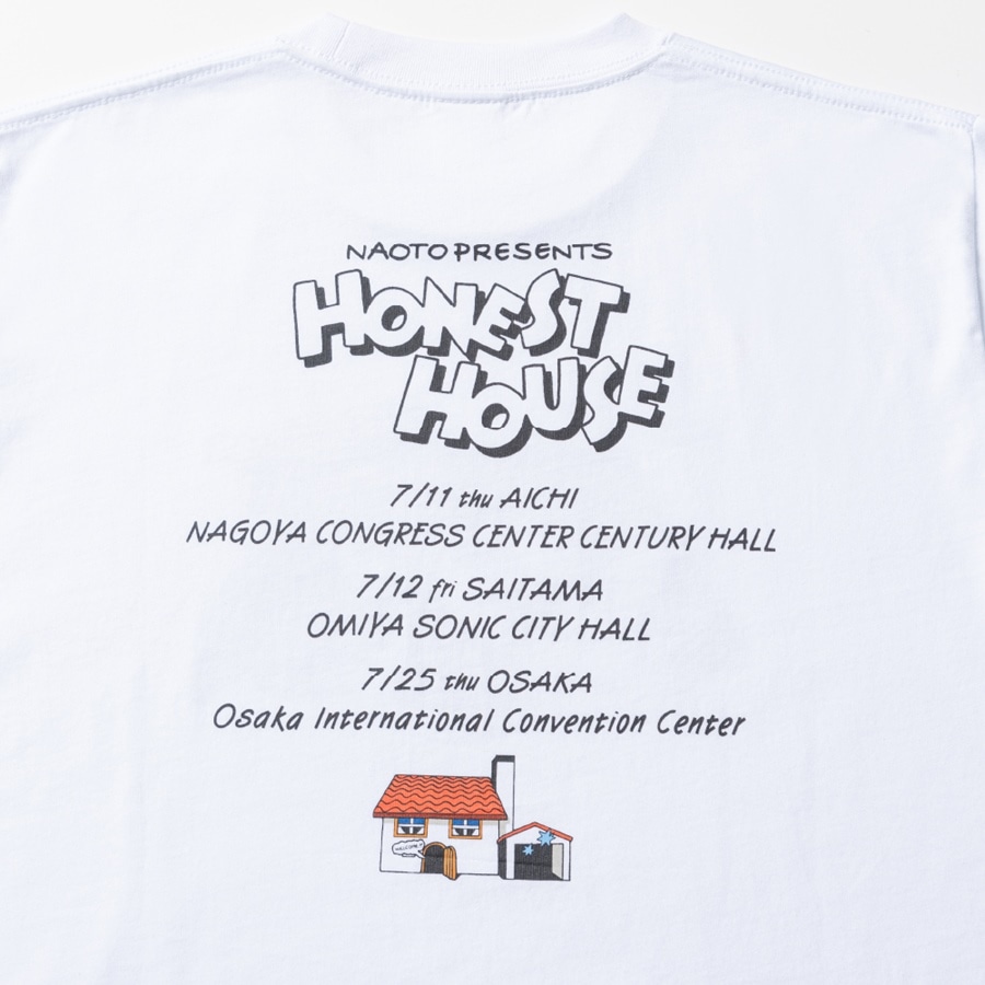 HONEST HOUSE 2024 ロゴTシャツ/WHITE 詳細画像 WHITE 3