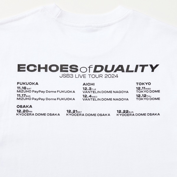 ECHOES OF DUALITY ツアーTシャツ/WHITE 詳細画像