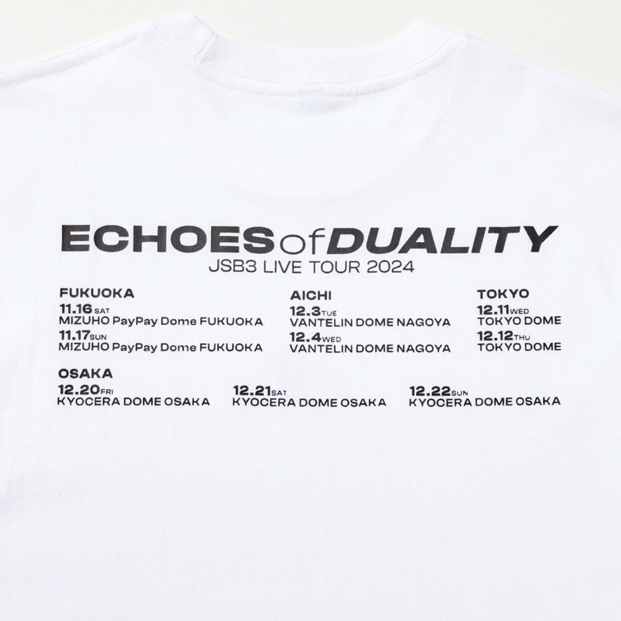 ECHOES OF DUALITY ツアーTシャツ/WHITE 詳細画像 カラー共通 3