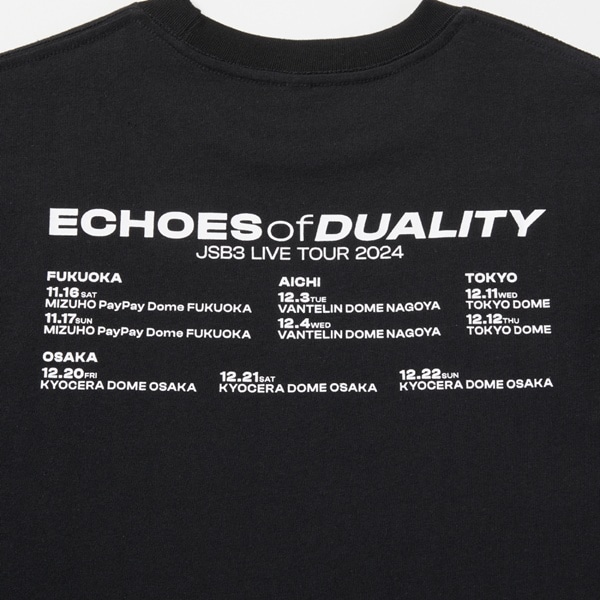 ECHOES OF DUALITY ツアーTシャツ/BLACK 詳細画像