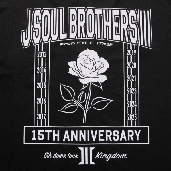 LIVE TOUR 2025 KINGDOM ベースボールシャツ/BLACK 詳細画像