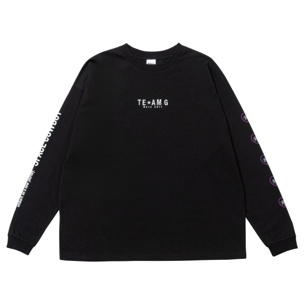 TEAM G ロングスリーブTシャツ/BLACK