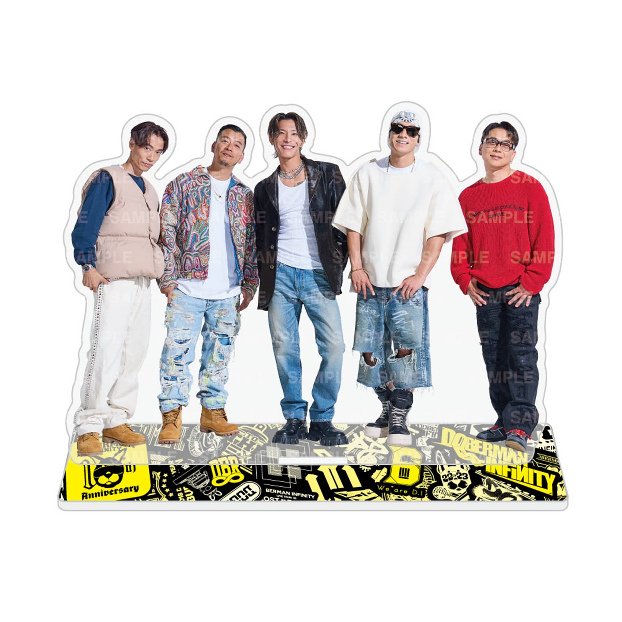 EXILE TRIBE STATION ONLINE STORE｜DOBERMAN INFINITY 10th Anniversary  「D.ア～イ！」 アクリルスタンド