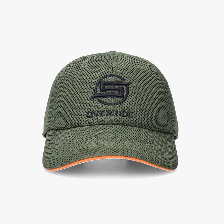 SWAY x OVERRIDE FULL MESH 6P CAP 詳細画像 KHAKI 1