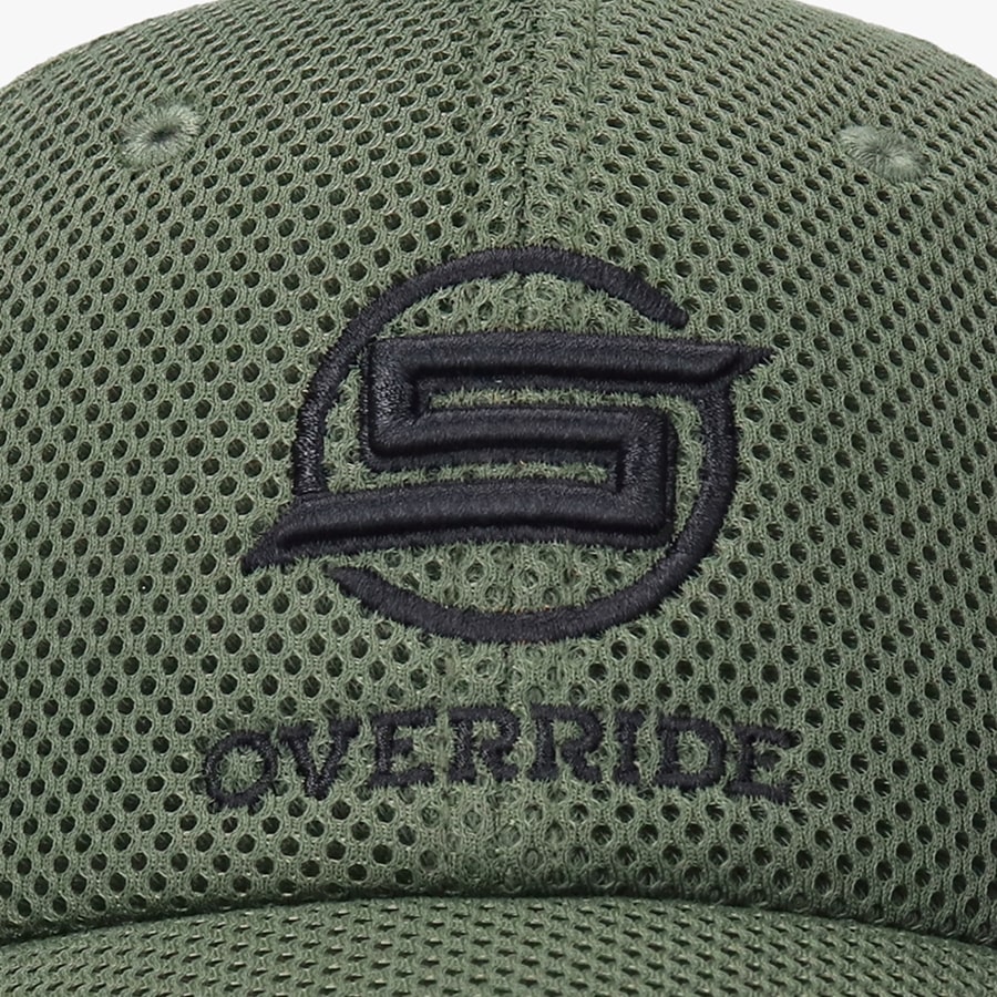 SWAY x OVERRIDE FULL MESH 6P CAP 詳細画像 KHAKI 5