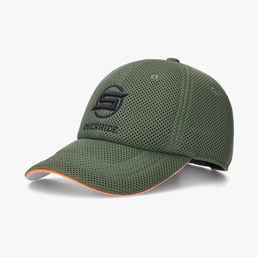 SWAY x OVERRIDE FULL MESH 6P CAP 詳細画像 KHAKI 1