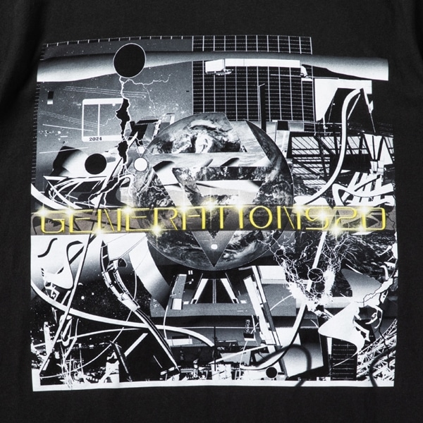 GENERATIONS 2.0 ツアーTシャツ/BLACK 詳細画像