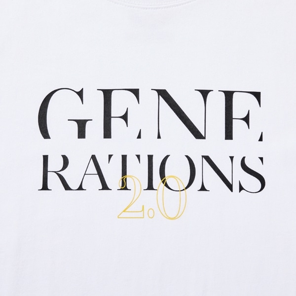 GENERATIONS 2.0 ロングスリーブTシャツ/WHITE 詳細画像