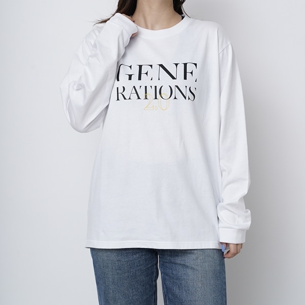 GENERATIONS 2.0 ロングスリーブTシャツ/WHITE 詳細画像