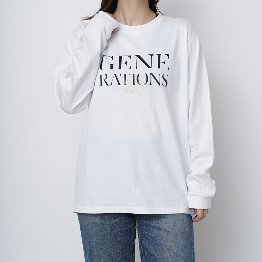 GENERATIONS 2.0 ロングスリーブTシャツ/WHITE 詳細画像 WHITE 4