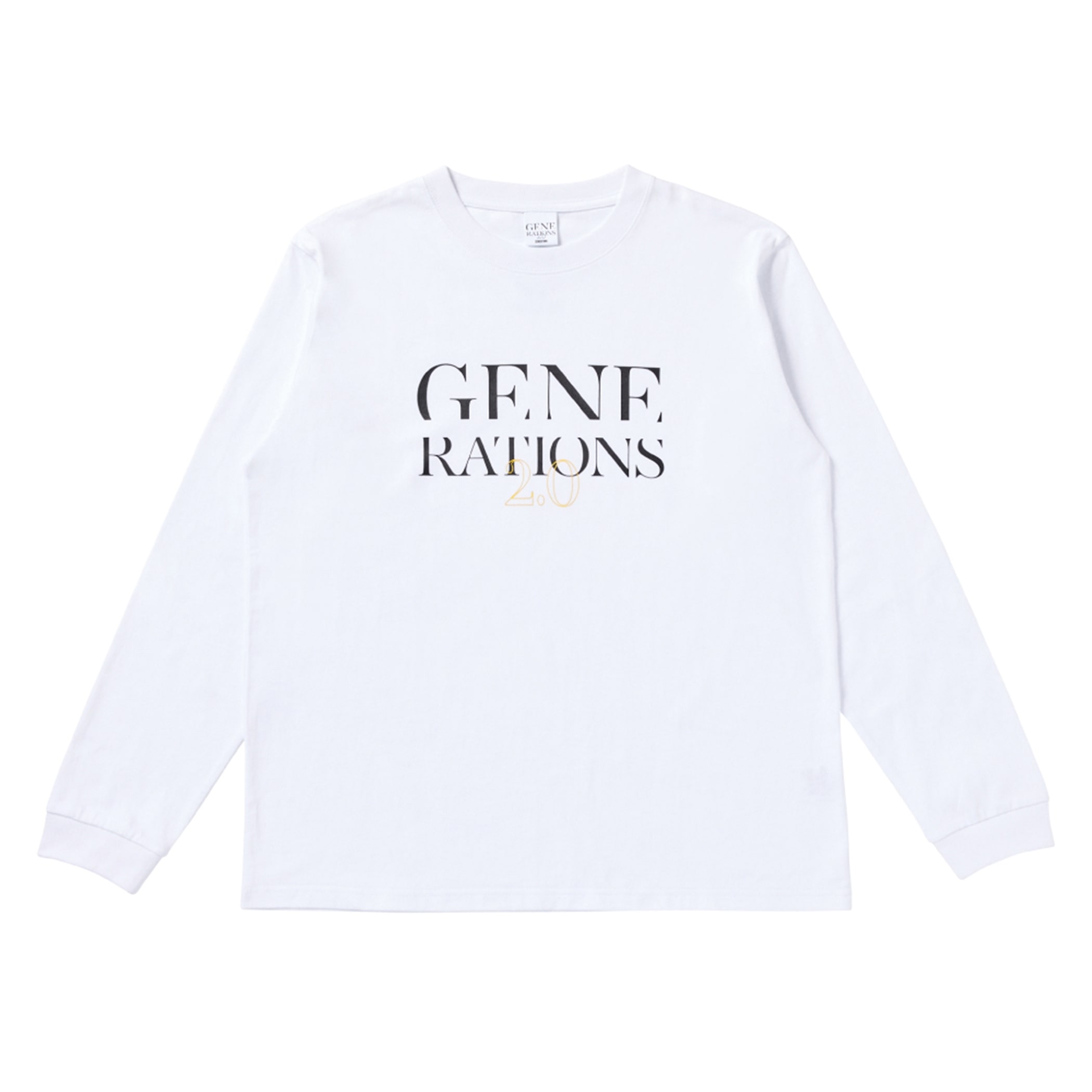 EXILE TRIBE STATION ONLINE STORE｜GENERATIONS 2.0 ロングスリーブTシャツ/WHITE