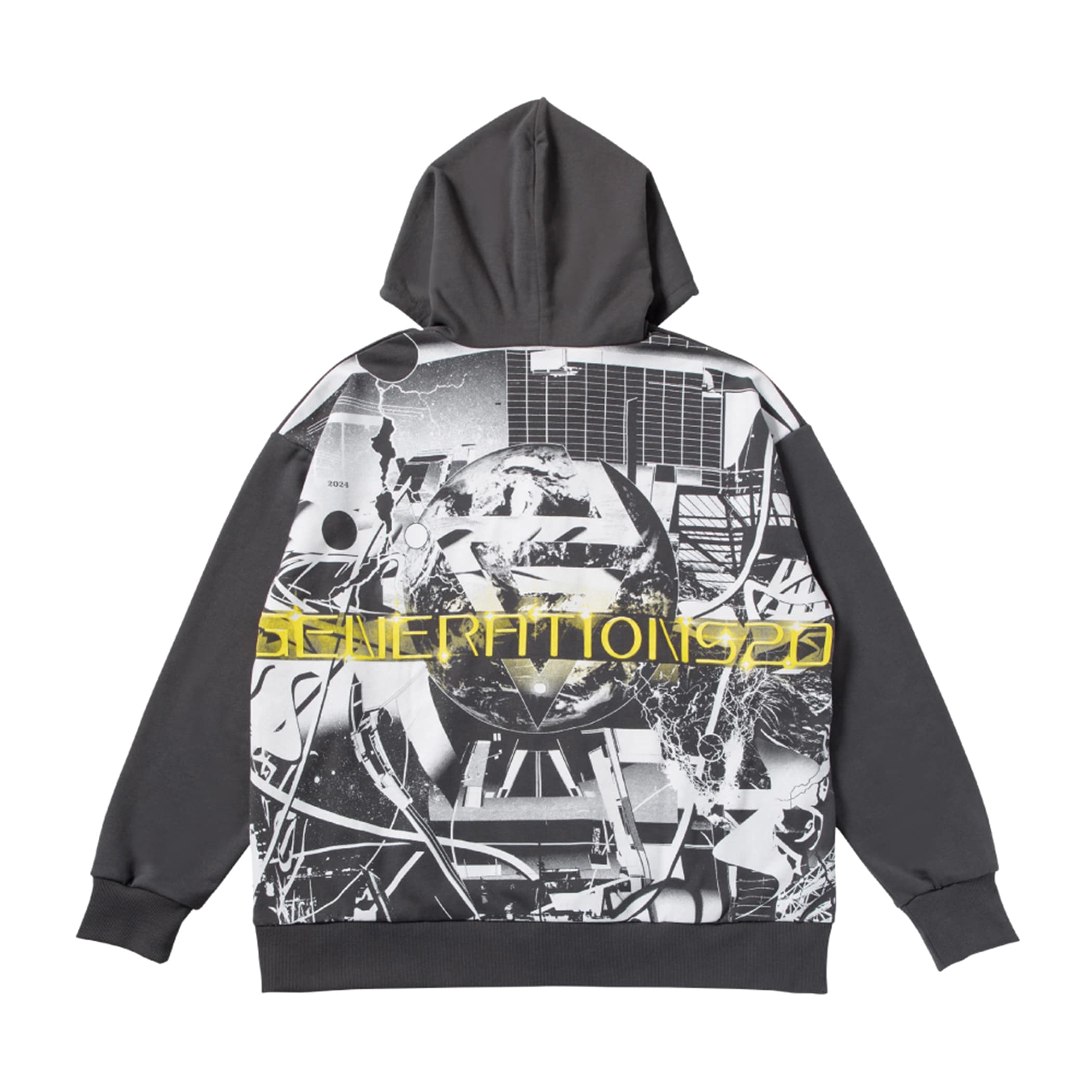 EXILE TRIBE STATION ONLINE STORE｜GENERATIONS 2.0 パーカー/CHARCOAL GRAY