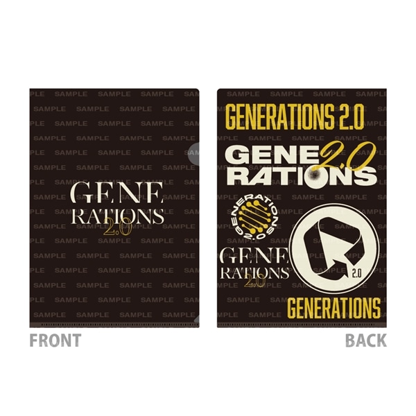 GENERATIONS 2.0 クリアファイル2枚セット 詳細画像