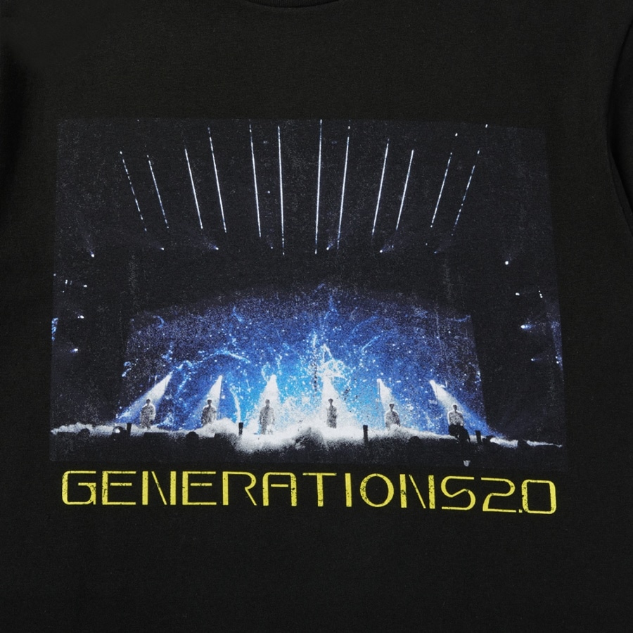 GENERATIONS 2.0 BONUS STAGE COUNTDOWN PARTY フォトTシャツ/BLACK 詳細画像 カラー共通 2