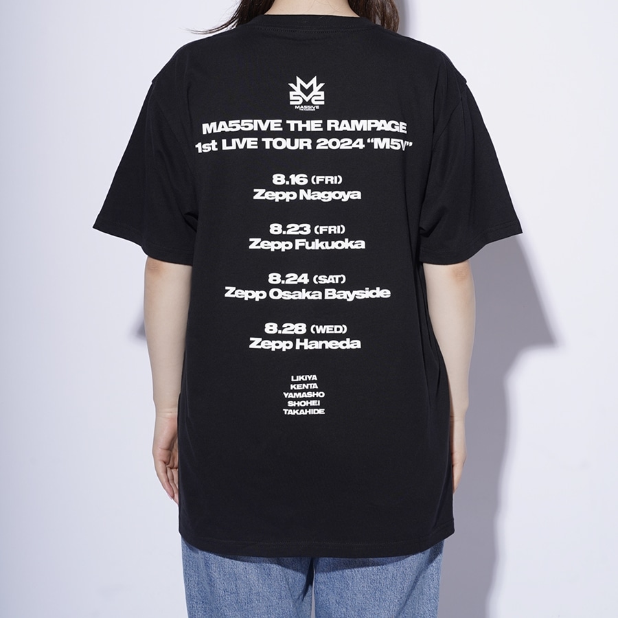 M5V ツアーフォトTシャツ/BLACK 詳細画像 BLACK 5