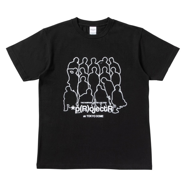 *p(R)ojectR® at TOKYO DOME グラフィックTシャツ/BLACK 詳細画像