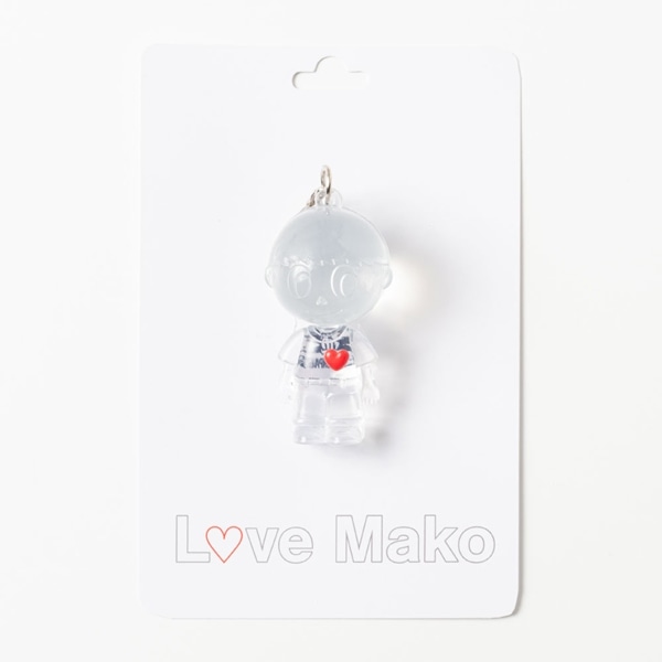 長谷川慎 produce "Love Mako" Rubber key chain 詳細画像