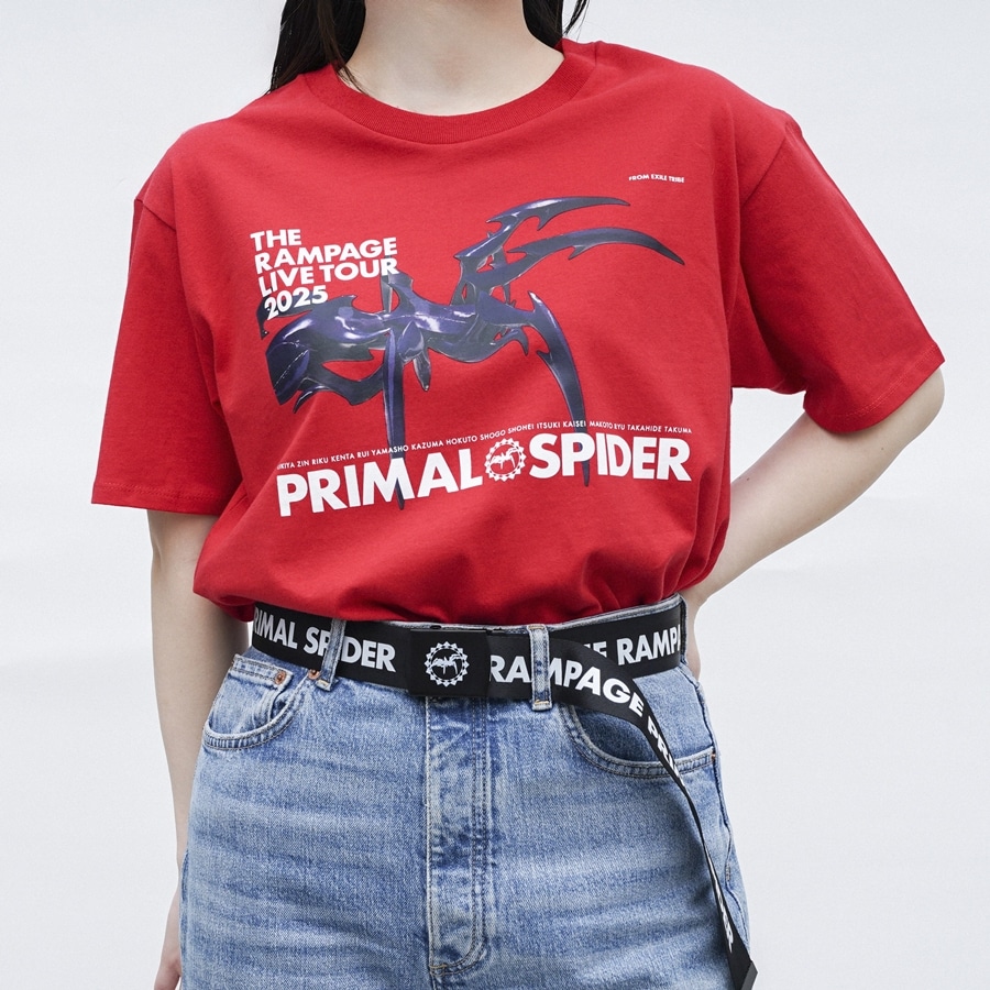 PRIMAL SPIDER ツアーTシャツ/RED 詳細画像 カラー共通 6