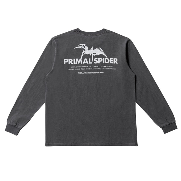 PRIMAL SPIDER ロングスリーブTシャツ/CHARCOAL GRAY 詳細画像