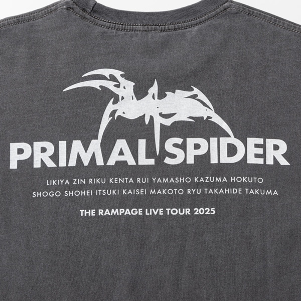 PRIMAL SPIDER ロングスリーブTシャツ/CHARCOAL GRAY 詳細画像