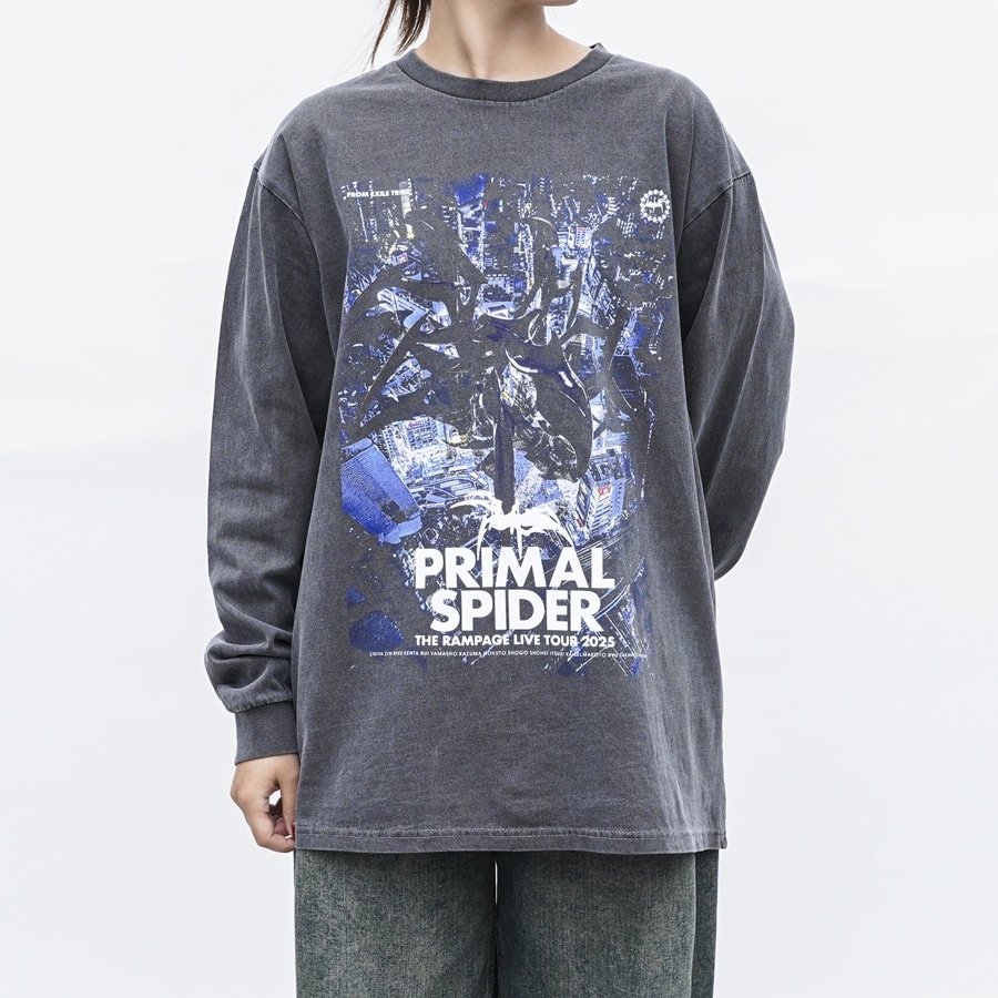 PRIMAL SPIDER ロングスリーブTシャツ/CHARCOAL GRAY 詳細画像 カラー共通 4