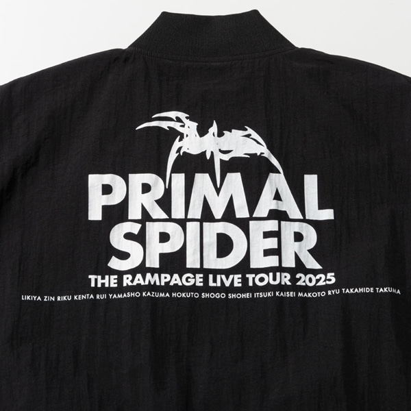 PRIMAL SPIDER クロップドブルゾン/BLACK 詳細画像