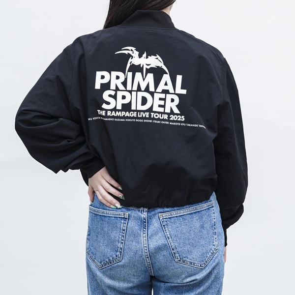 PRIMAL SPIDER クロップドブルゾン/BLACK 詳細画像