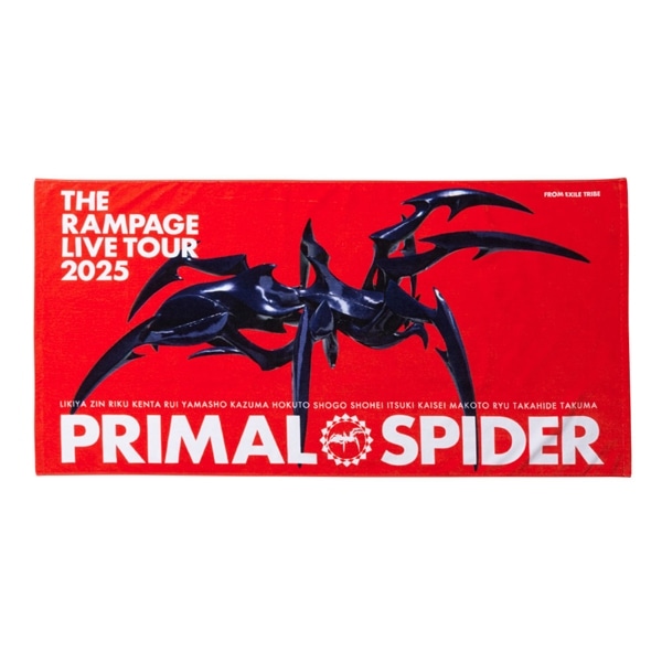 PRIMAL SPIDER ビーチタオル