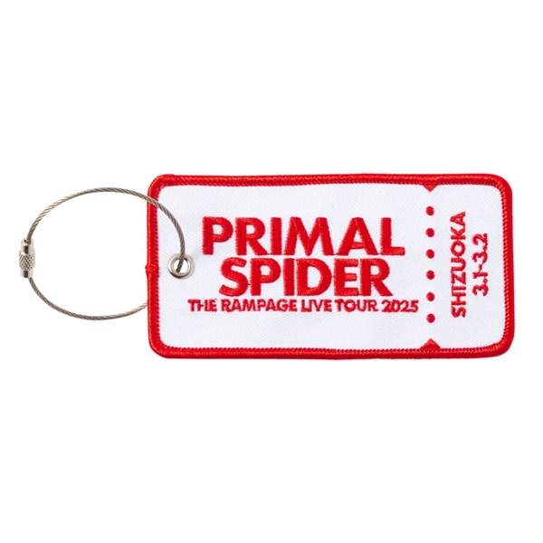 【静岡限定】PRIMAL SPIDER ワッペンキーホルダー