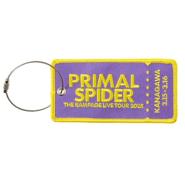 【神奈川限定】PRIMAL SPIDER ワッペンキーホルダー