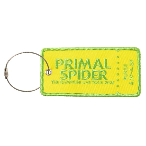 【福井限定】PRIMAL SPIDER ワッペンキーホルダー