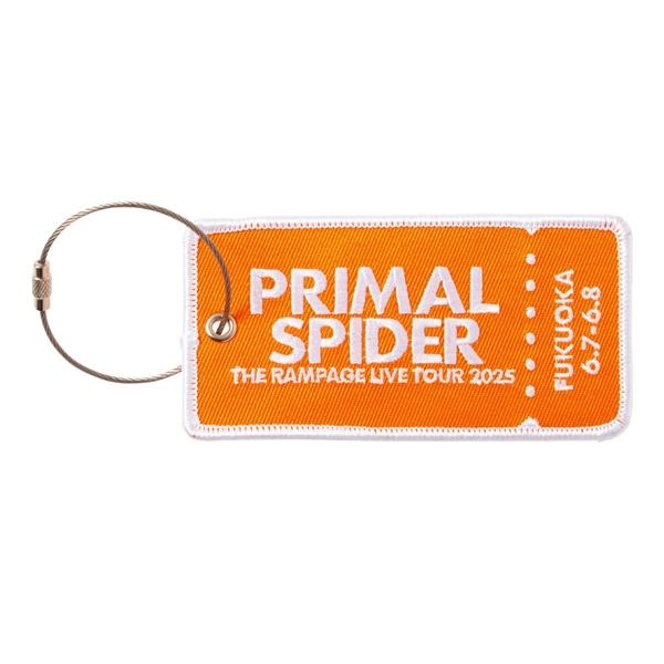 【福岡限定】PRIMAL SPIDER ワッペンキーホルダー