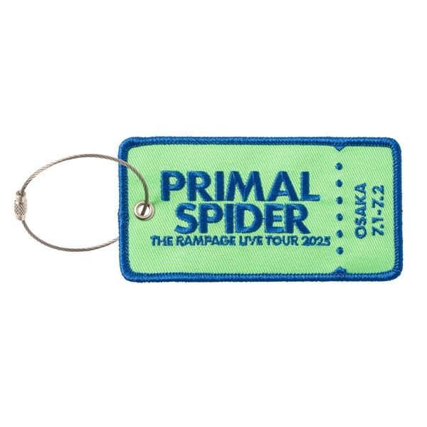 【7/1･2大阪限定】PRIMAL SPIDER ワッペンキーホルダー