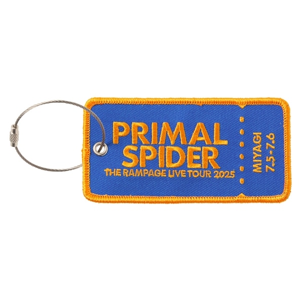 【宮城限定】PRIMAL SPIDER ワッペンキーホルダー