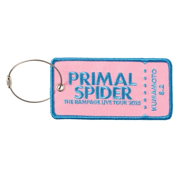 【熊本限定】PRIMAL SPIDER ワッペンキーホルダー