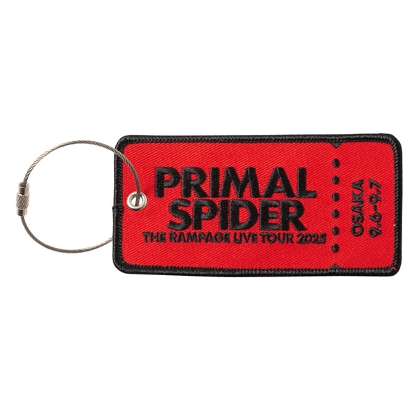 【9/6･7大阪限定】PRIMAL SPIDER ワッペンキーホルダー