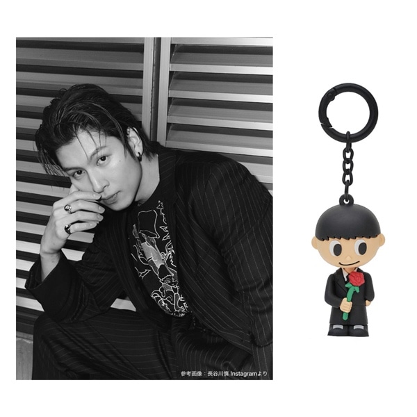 長谷川慎 FASHION STYLE BOOK「melt」“Rose Flower Makoto“ Rubber key chain付き