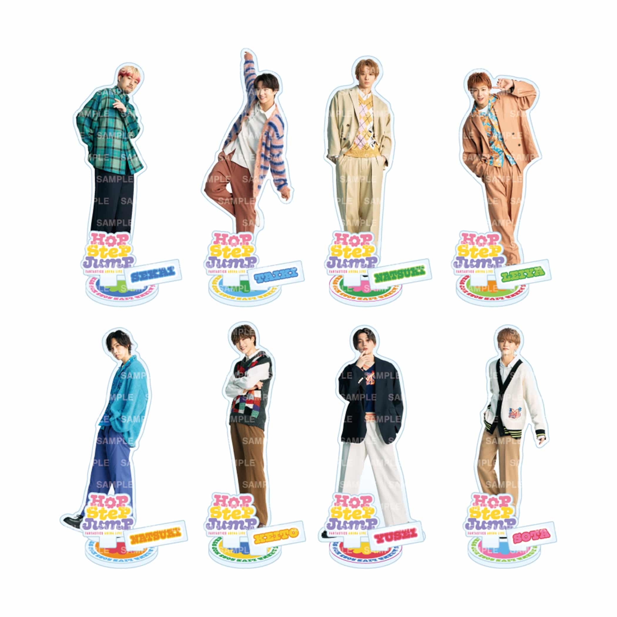 EXILE TRIBE STATION ONLINE STORE｜HOP STEP JUMP アクリルスタンド/全8種